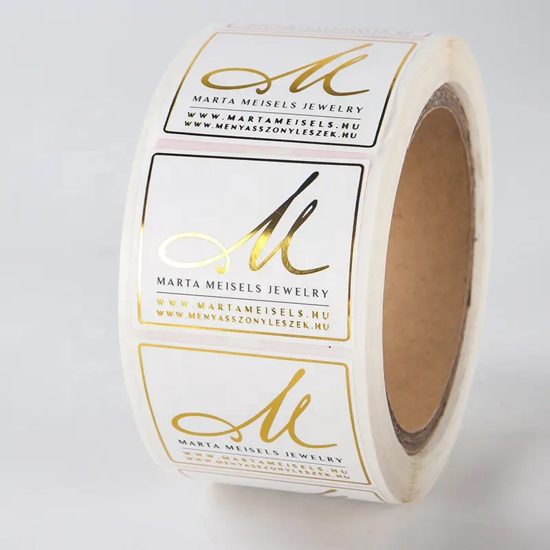 Elevate Your Brand with Luxurious Gold Foil Label Sticker Products