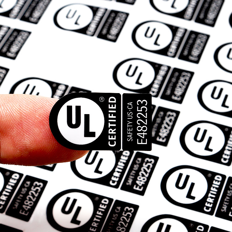 UL label sticker