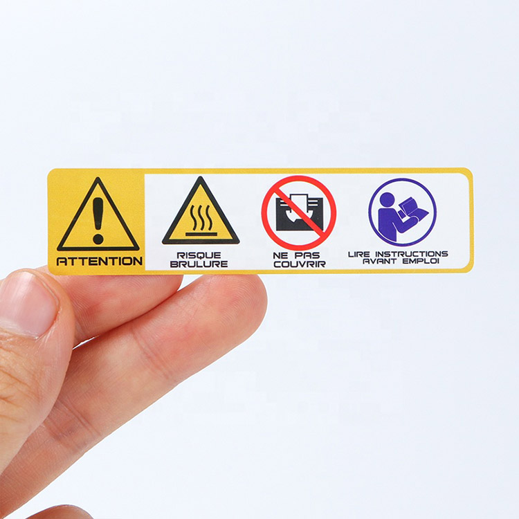 security industrial stickers
